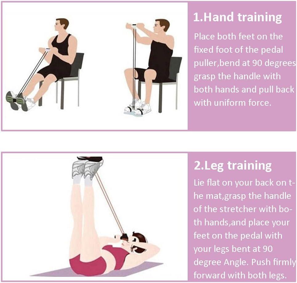 Foot Pedal Resistance Band Elastic Sit Up Pull Rope For Yoga And Fitness for Abs, Arms, and Full-Body Workouts